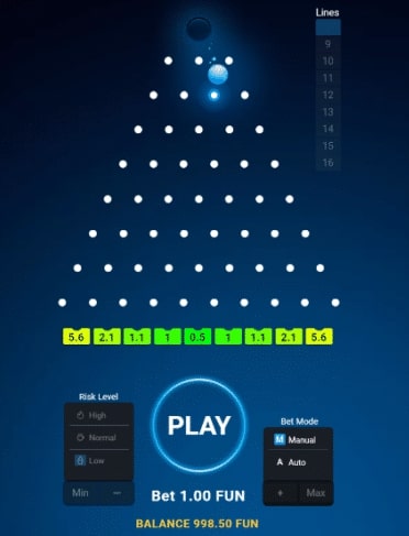 plinko 1win demo